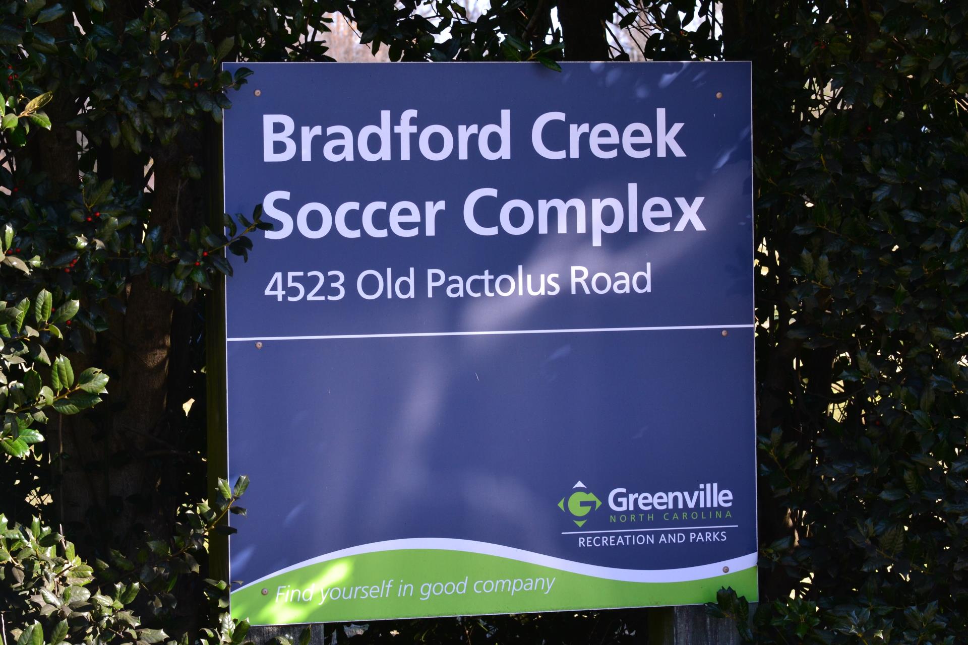 Bradford Creek Soccer Complex Signage