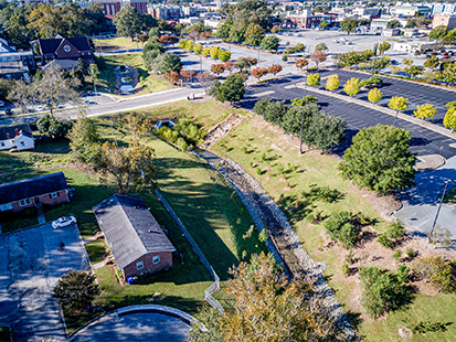 Stormwater Conveyance Aerial Photo
