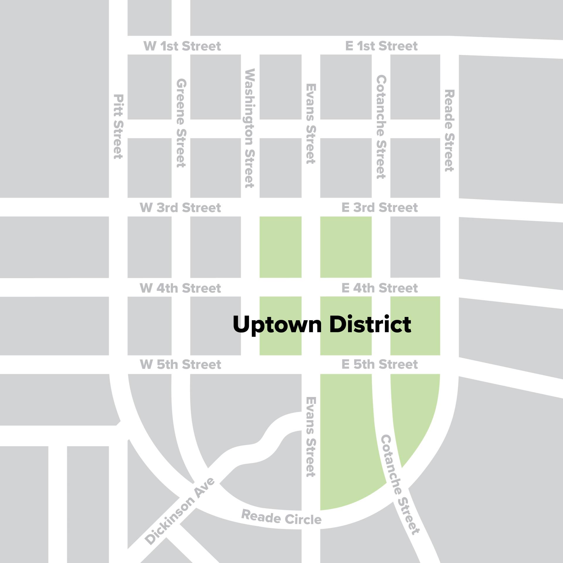 2022 Social District Map (Uptown)