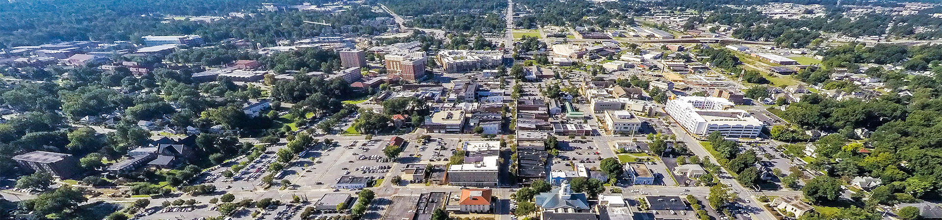 Aerial photo of Uptown District