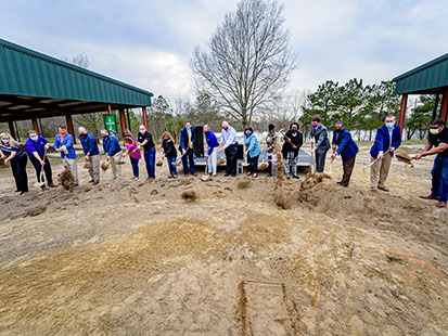 Group breaking ground at Wildwood Park