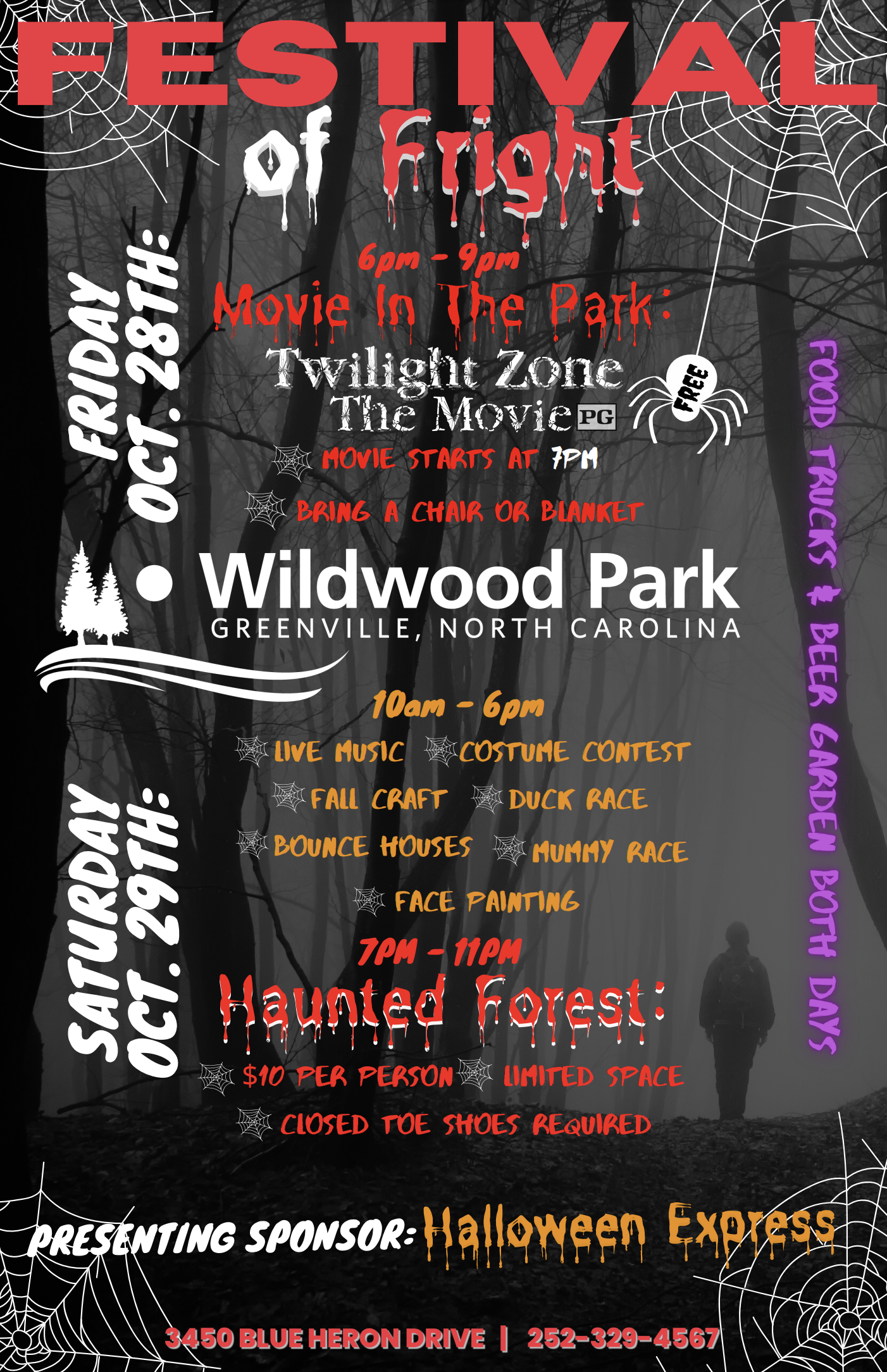 Festival of Fright flyer