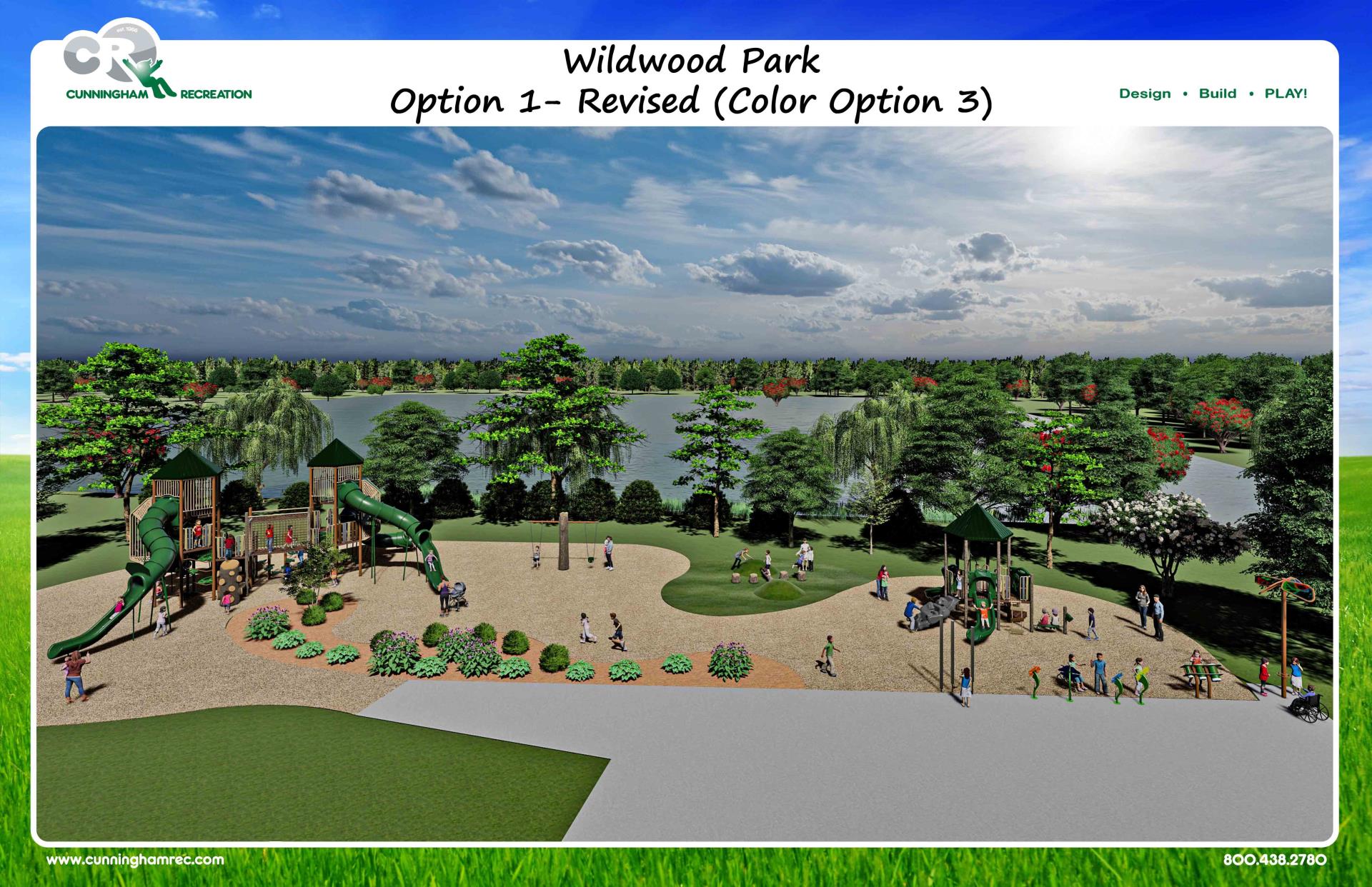 Wildwood playground rendering
