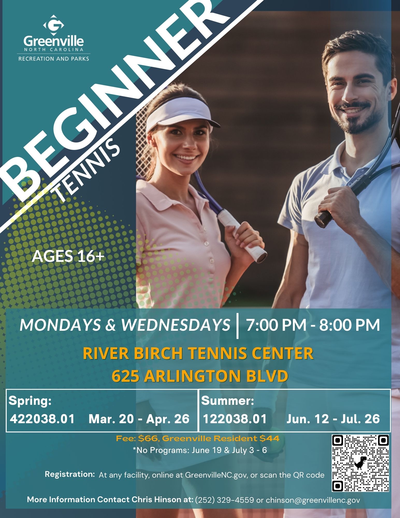 2023 SpringSummer Adult Beginner Tennis