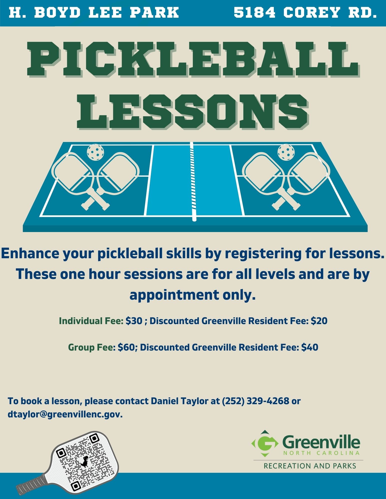 2023 Pickleball Lessons