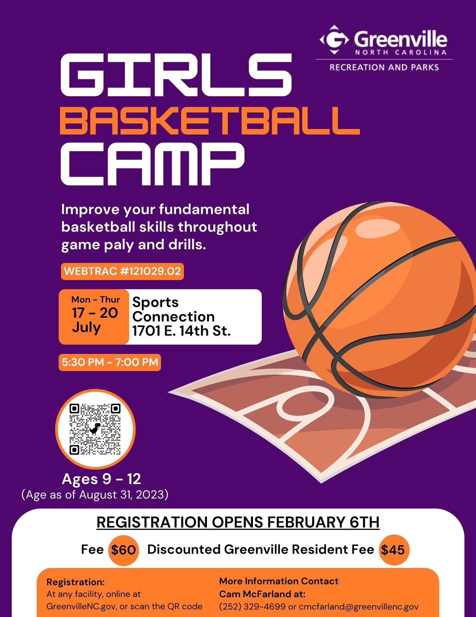 2023 Girls SC Basketball Camp