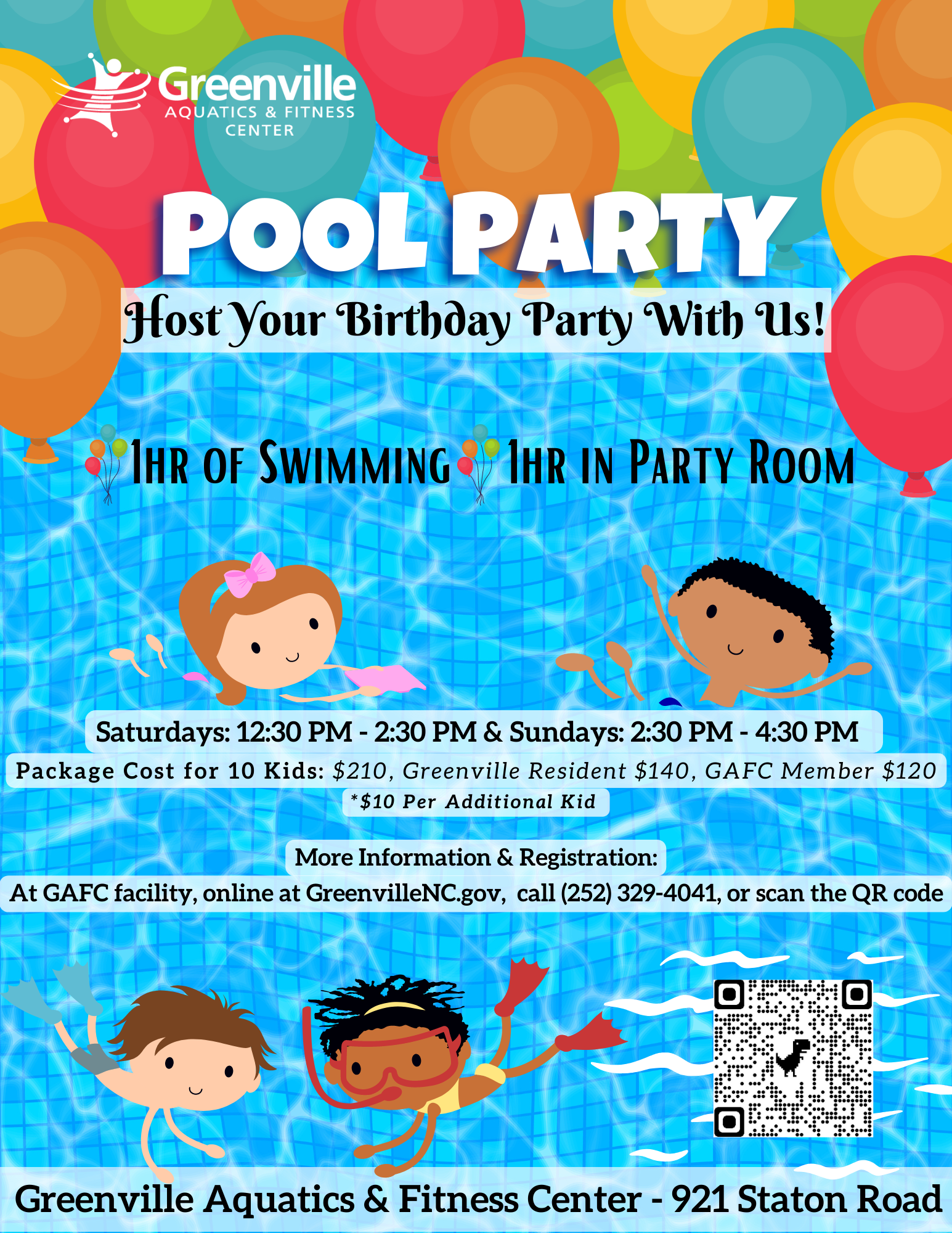 2023 Pool Party Flyer