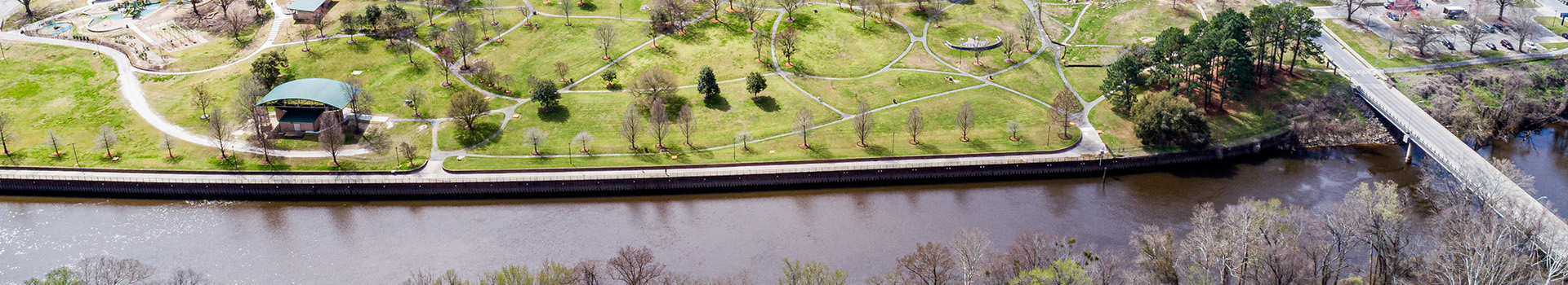 Town Common bulkhead aerial photo