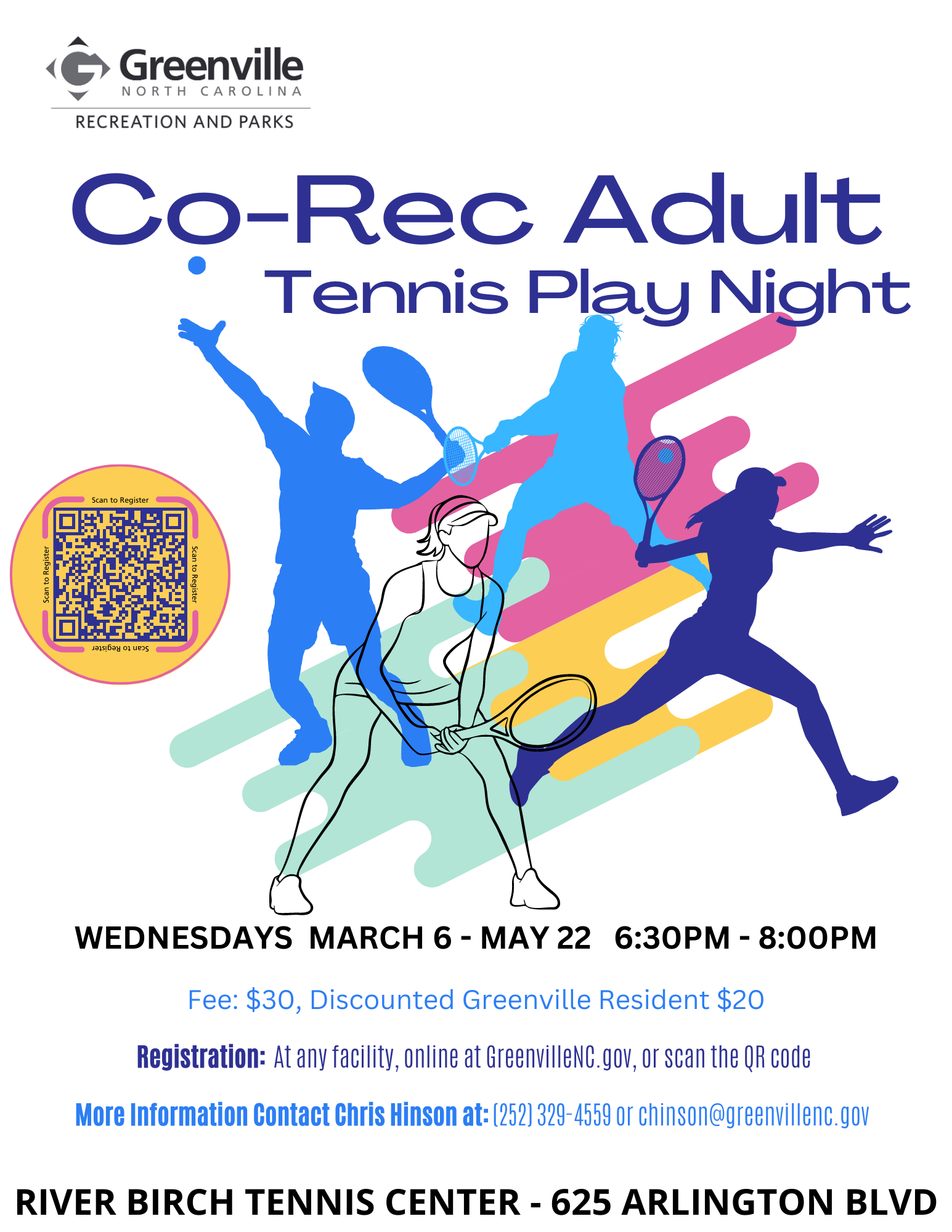 2024 Spring Co Rec Tennis Play Night