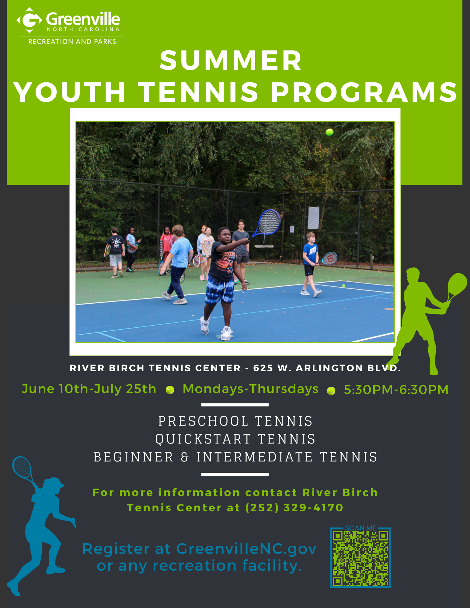 2024 Summer Youth Tennis Programs