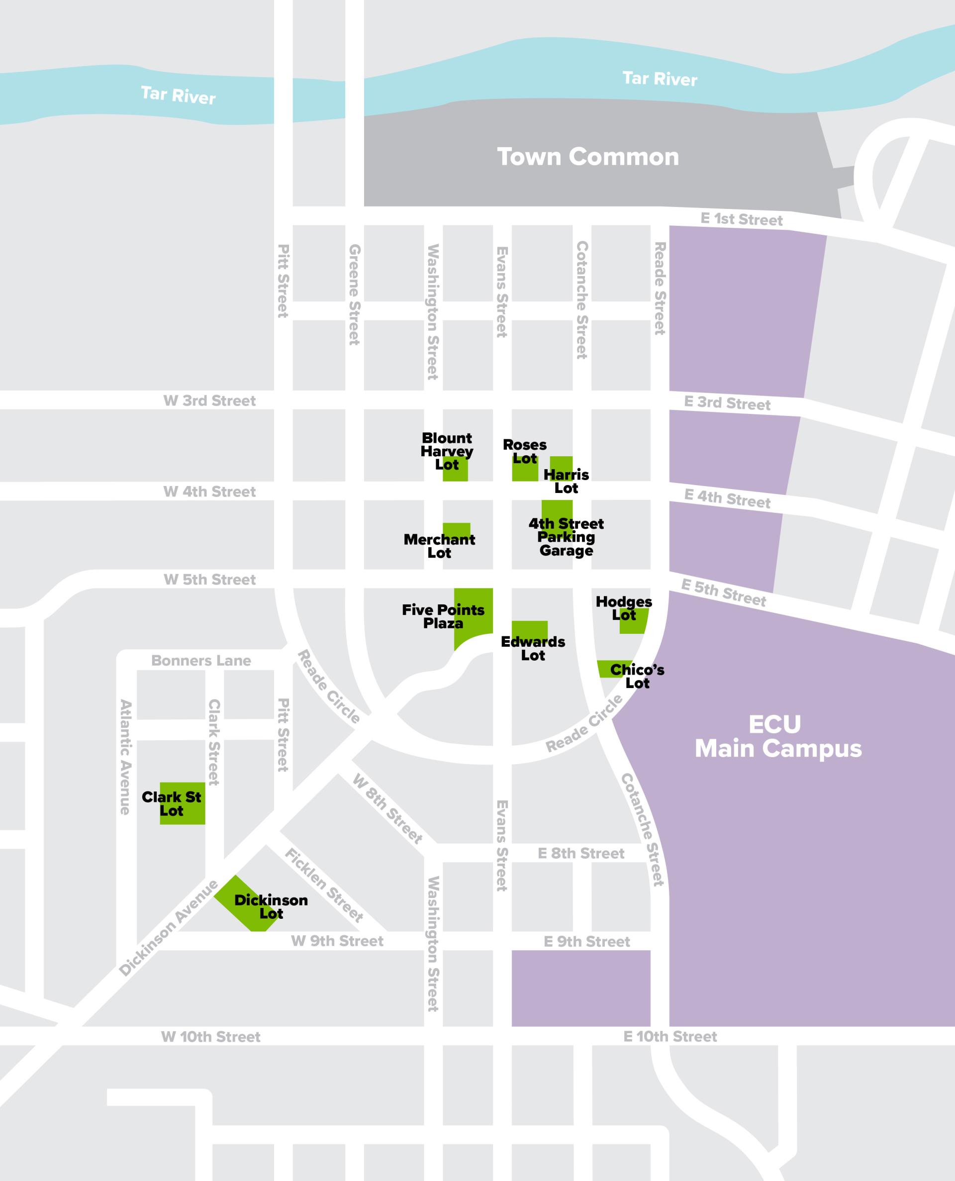 2025 Uptown Parking Map