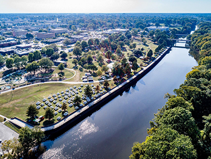 Town Common aerial photo