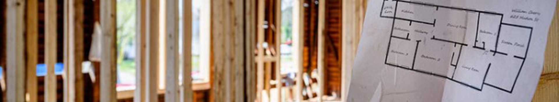 photo of the inside of a home under construction