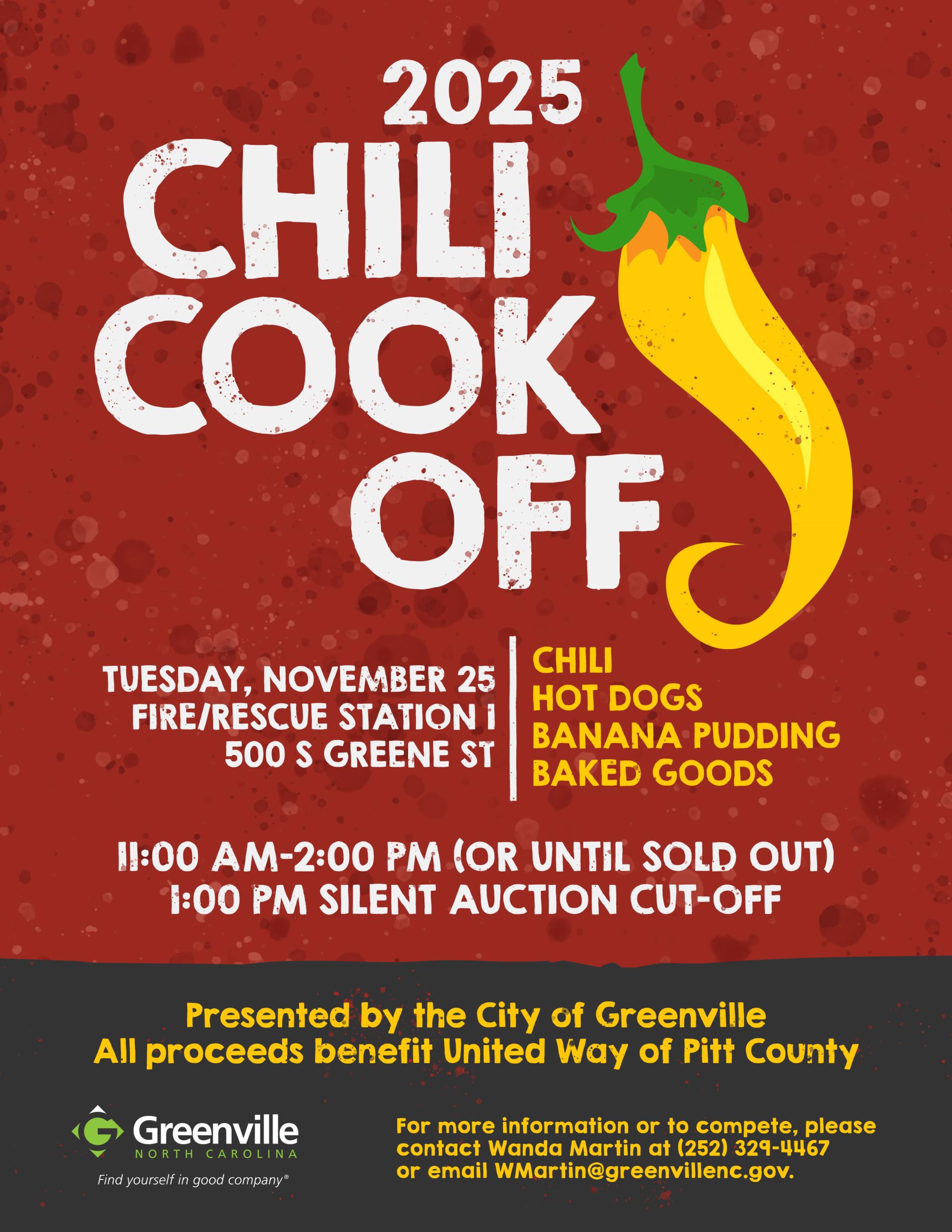 2025 Chili Cook-Off Flyer