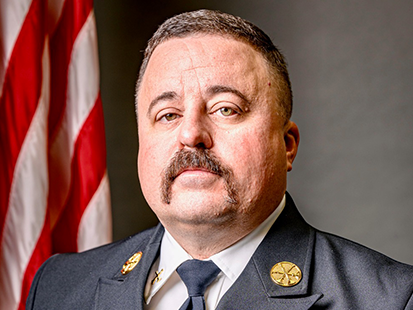 Jeremy Anderson in uniform