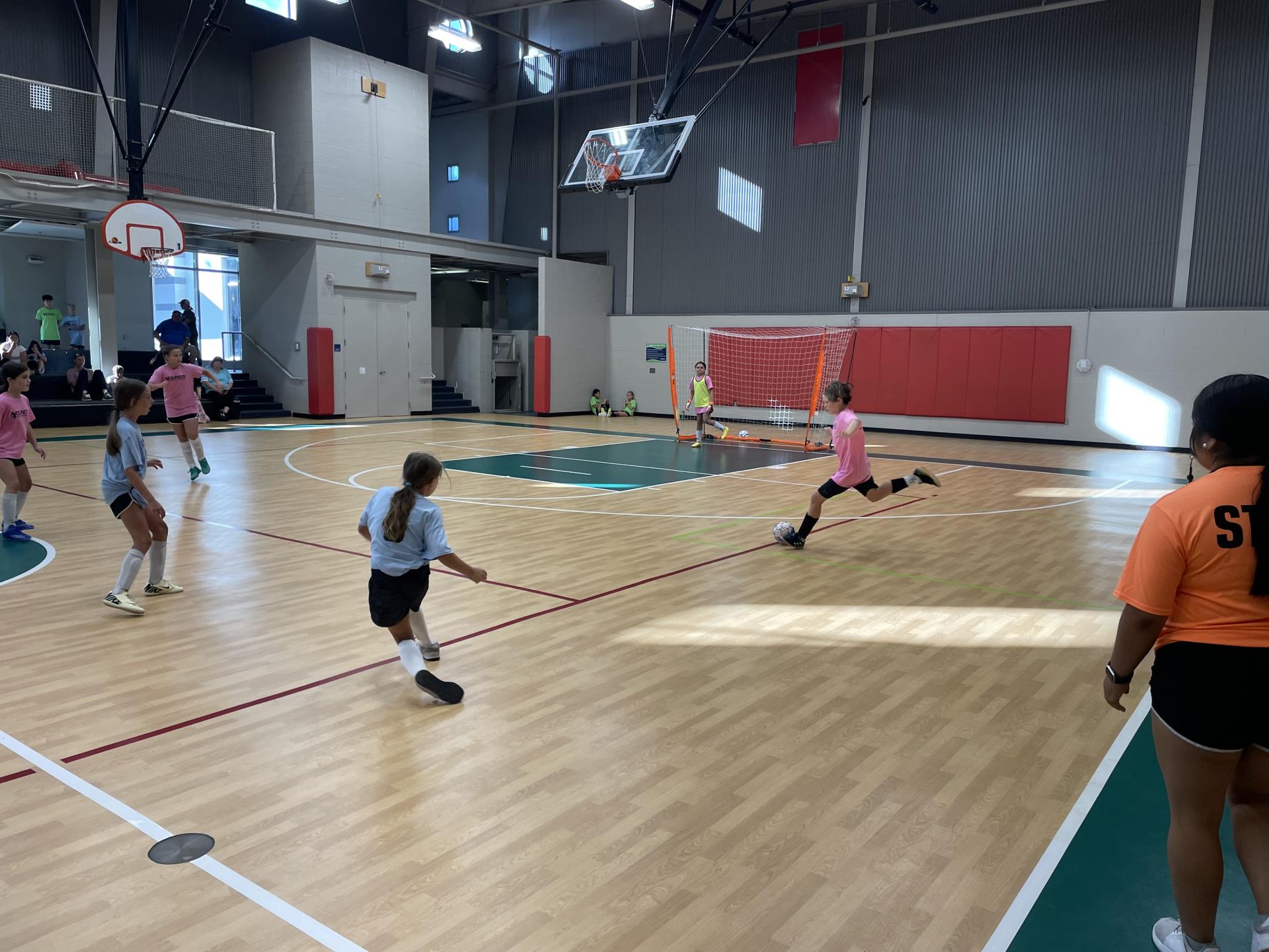 Players playing futsal