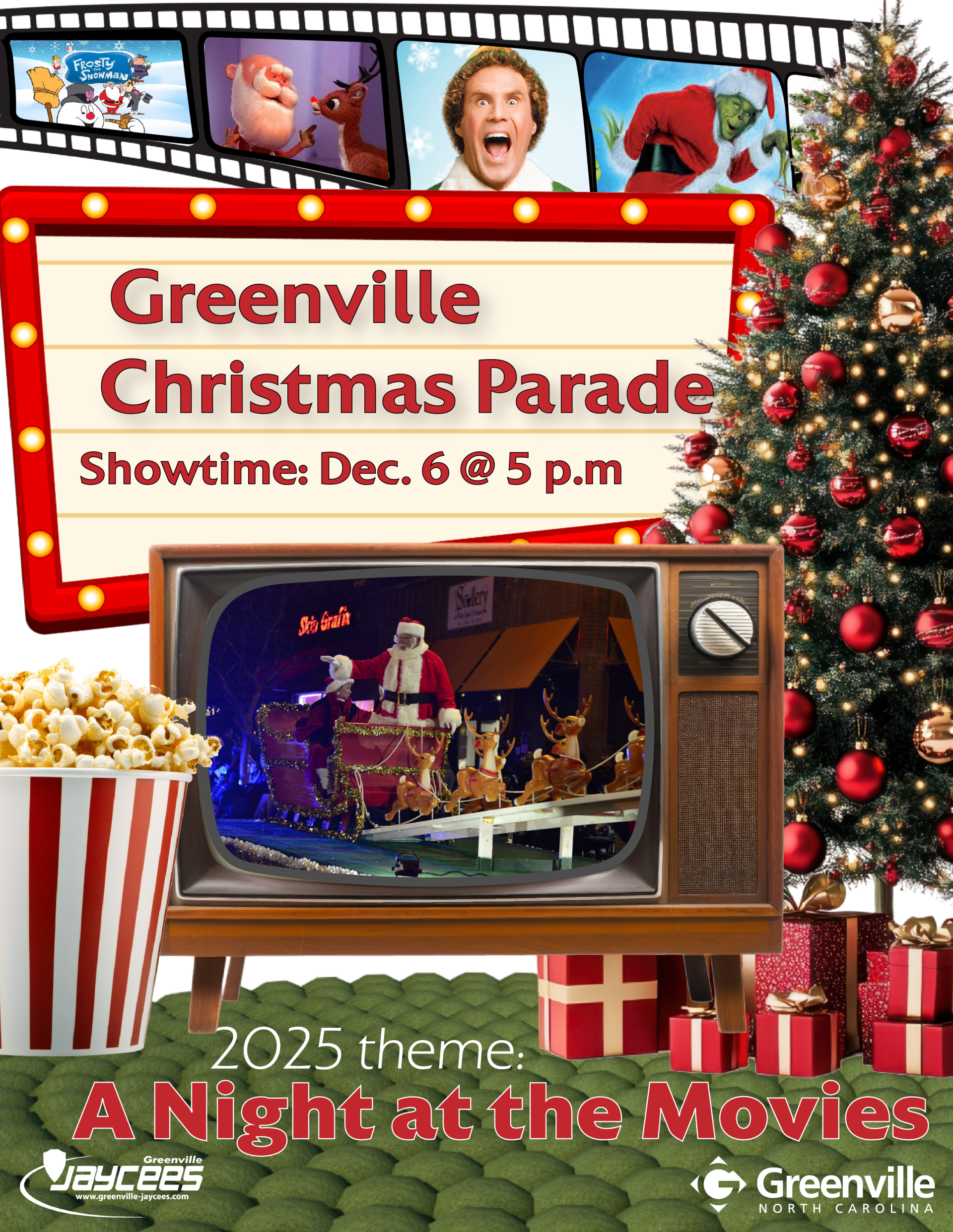 Greenville Christmas Parade Flyer