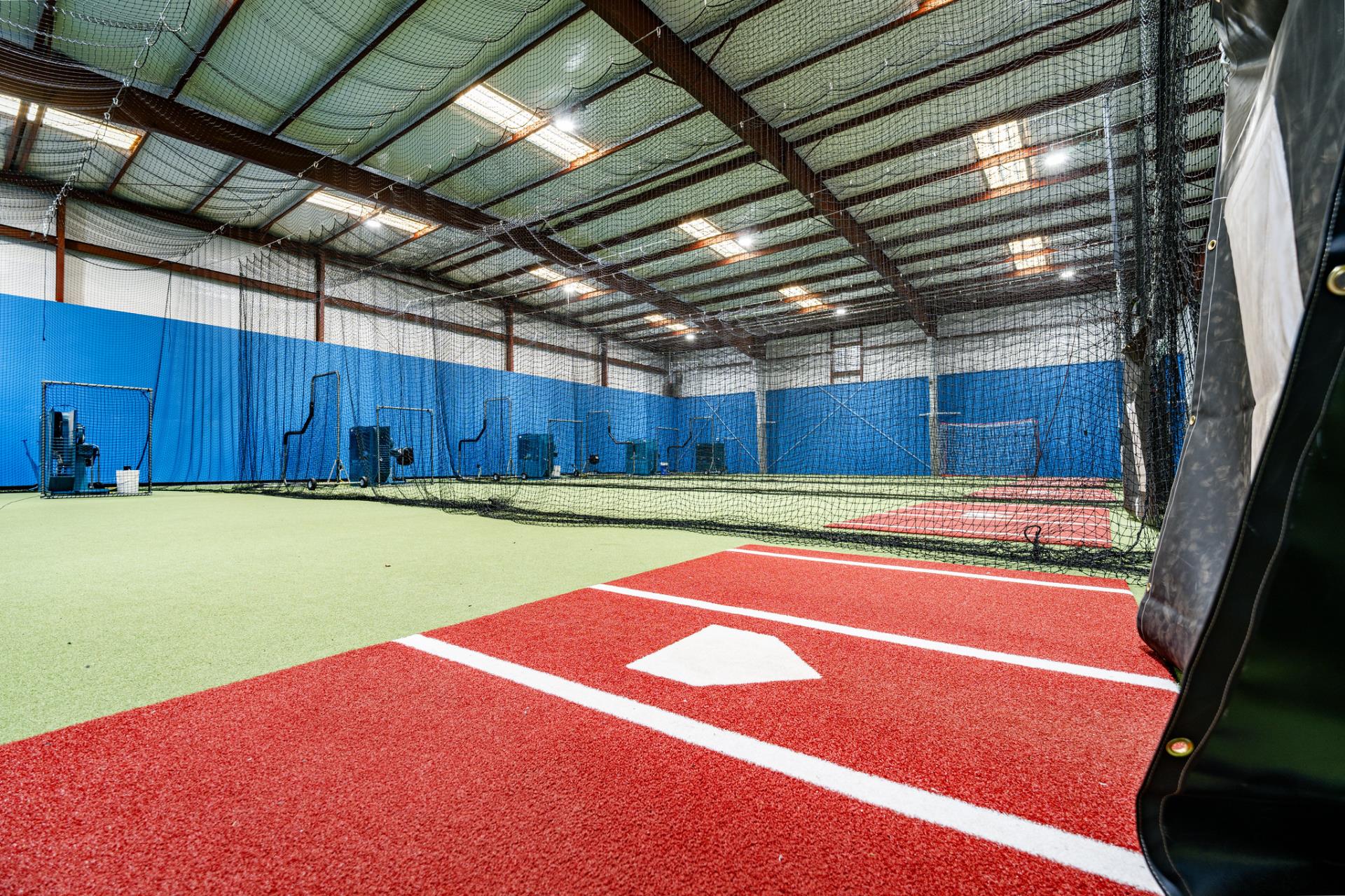 Inside Cage at Sports Connection