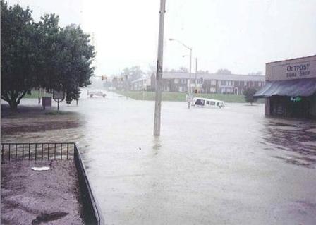 Flooding at Reade Circle