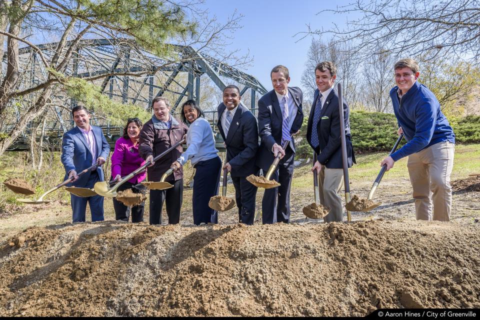 Town Creek Culvert groundbreaking