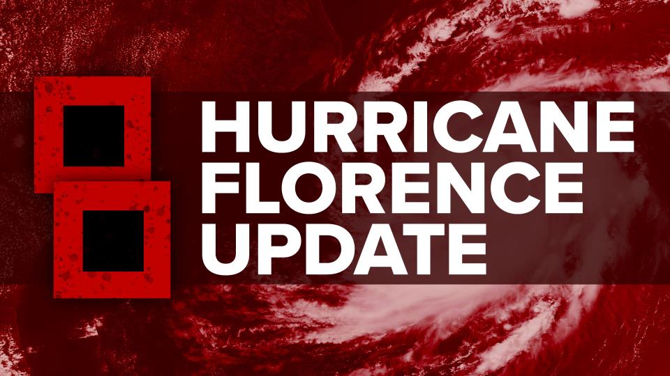 Hurricane Florence Update Graphic