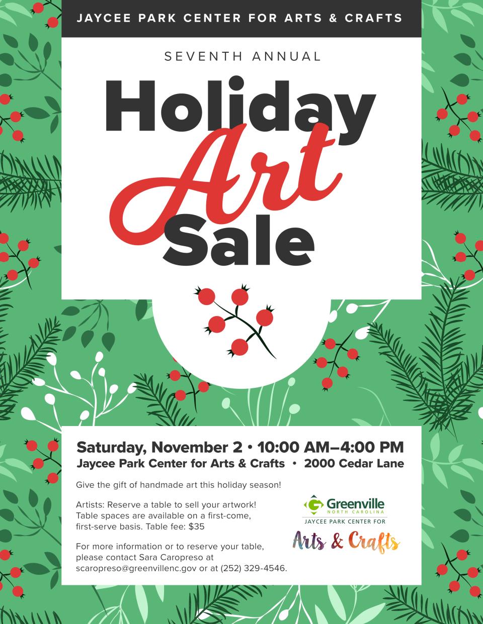 2019 Holiday Art Sale (Flyer)
